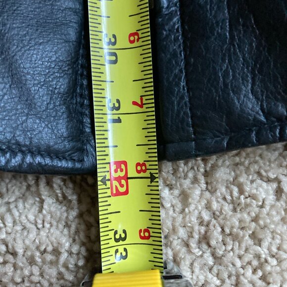 Vintage Authentic Harley Davidson Leather Biker Moto Jacket Fall Riding Size M - Picture 13 of 16